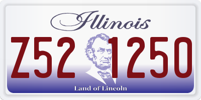 IL license plate Z521250