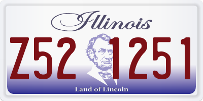 IL license plate Z521251