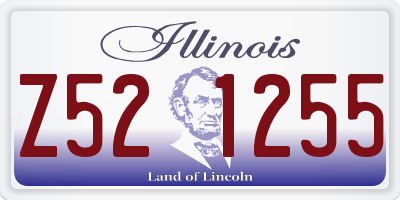 IL license plate Z521255