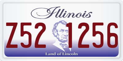 IL license plate Z521256
