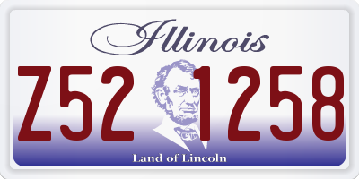 IL license plate Z521258