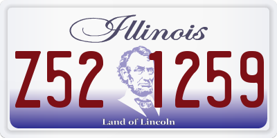 IL license plate Z521259