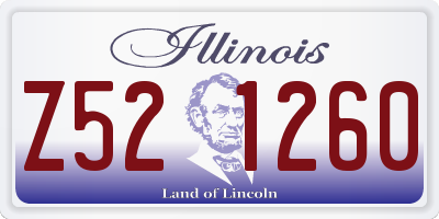 IL license plate Z521260