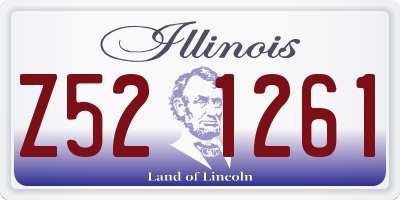 IL license plate Z521261