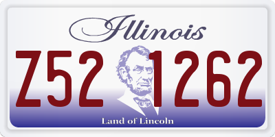 IL license plate Z521262