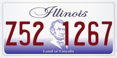 IL license plate Z521267