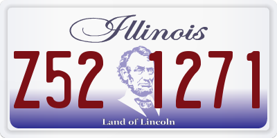 IL license plate Z521271