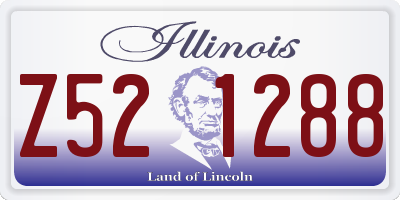 IL license plate Z521288