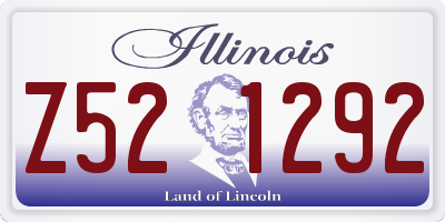 IL license plate Z521292