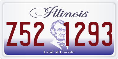 IL license plate Z521293