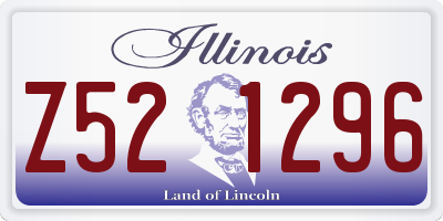 IL license plate Z521296