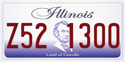 IL license plate Z521300
