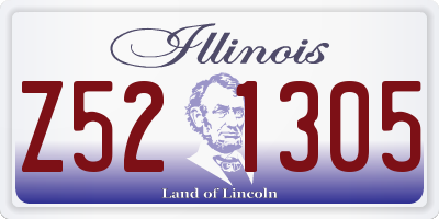 IL license plate Z521305