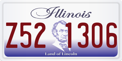 IL license plate Z521306