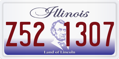 IL license plate Z521307
