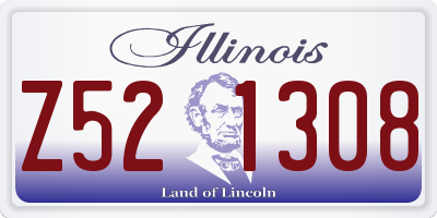 IL license plate Z521308