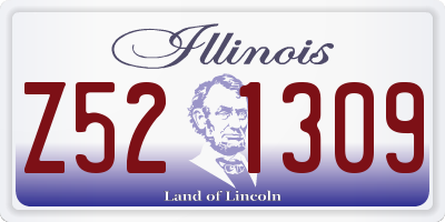 IL license plate Z521309