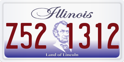 IL license plate Z521312