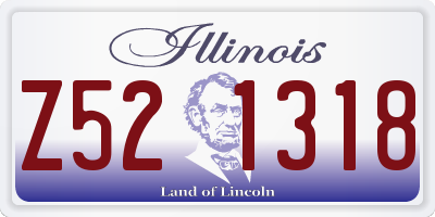 IL license plate Z521318