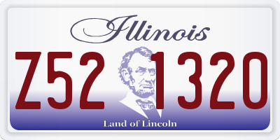 IL license plate Z521320