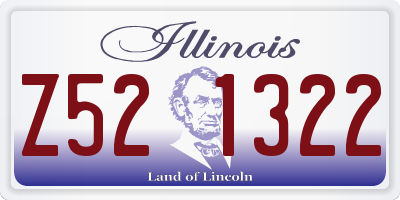 IL license plate Z521322