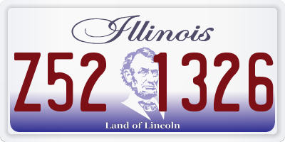 IL license plate Z521326