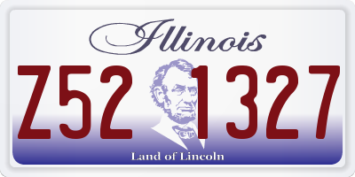 IL license plate Z521327
