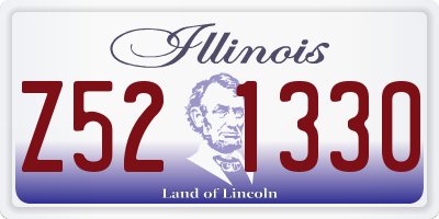 IL license plate Z521330