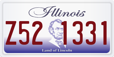 IL license plate Z521331