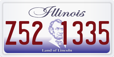 IL license plate Z521335