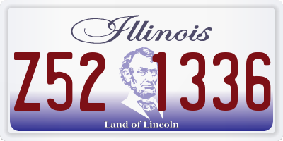 IL license plate Z521336