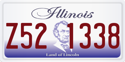 IL license plate Z521338