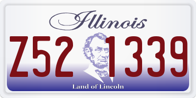 IL license plate Z521339