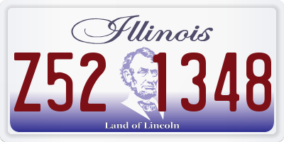 IL license plate Z521348