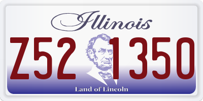 IL license plate Z521350