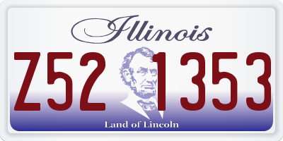 IL license plate Z521353
