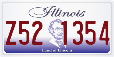 IL license plate Z521354
