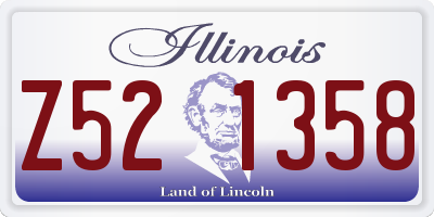 IL license plate Z521358