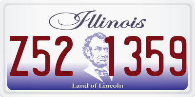 IL license plate Z521359