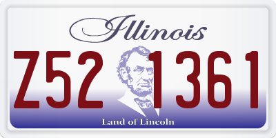IL license plate Z521361