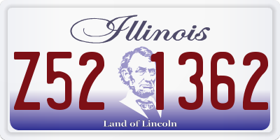 IL license plate Z521362
