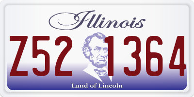 IL license plate Z521364