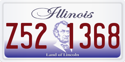 IL license plate Z521368