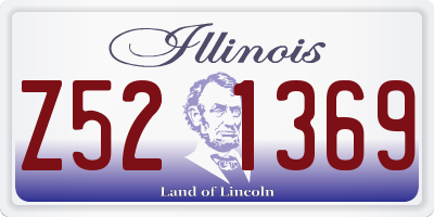 IL license plate Z521369