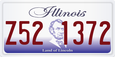 IL license plate Z521372