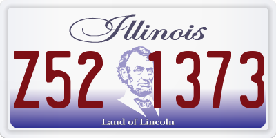 IL license plate Z521373