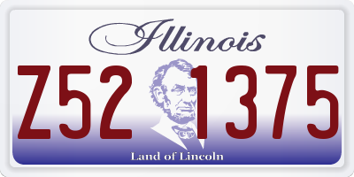 IL license plate Z521375