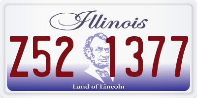 IL license plate Z521377