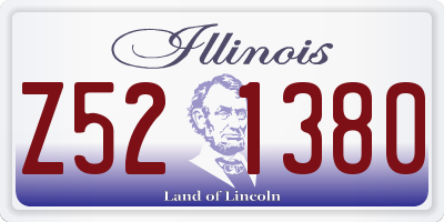 IL license plate Z521380
