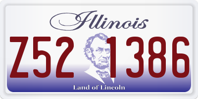 IL license plate Z521386